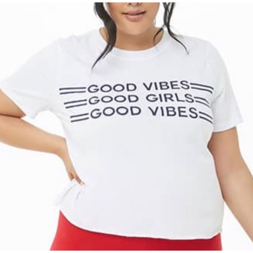 Forever 21 Good Vibes Graphic Tee